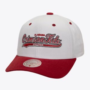 Mitchell-Ness-White-Alabama-Crimson-Tide-Vault-Collection-Tail-Sweep-Pro-Snapback-Hat-300x300