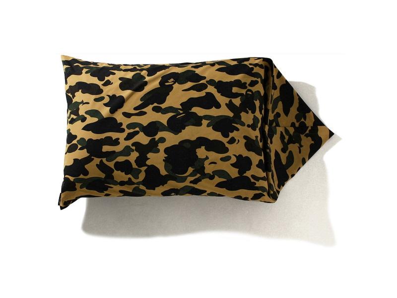 Наволочка BAPE 1st Camo Large Pillow Case Yellow