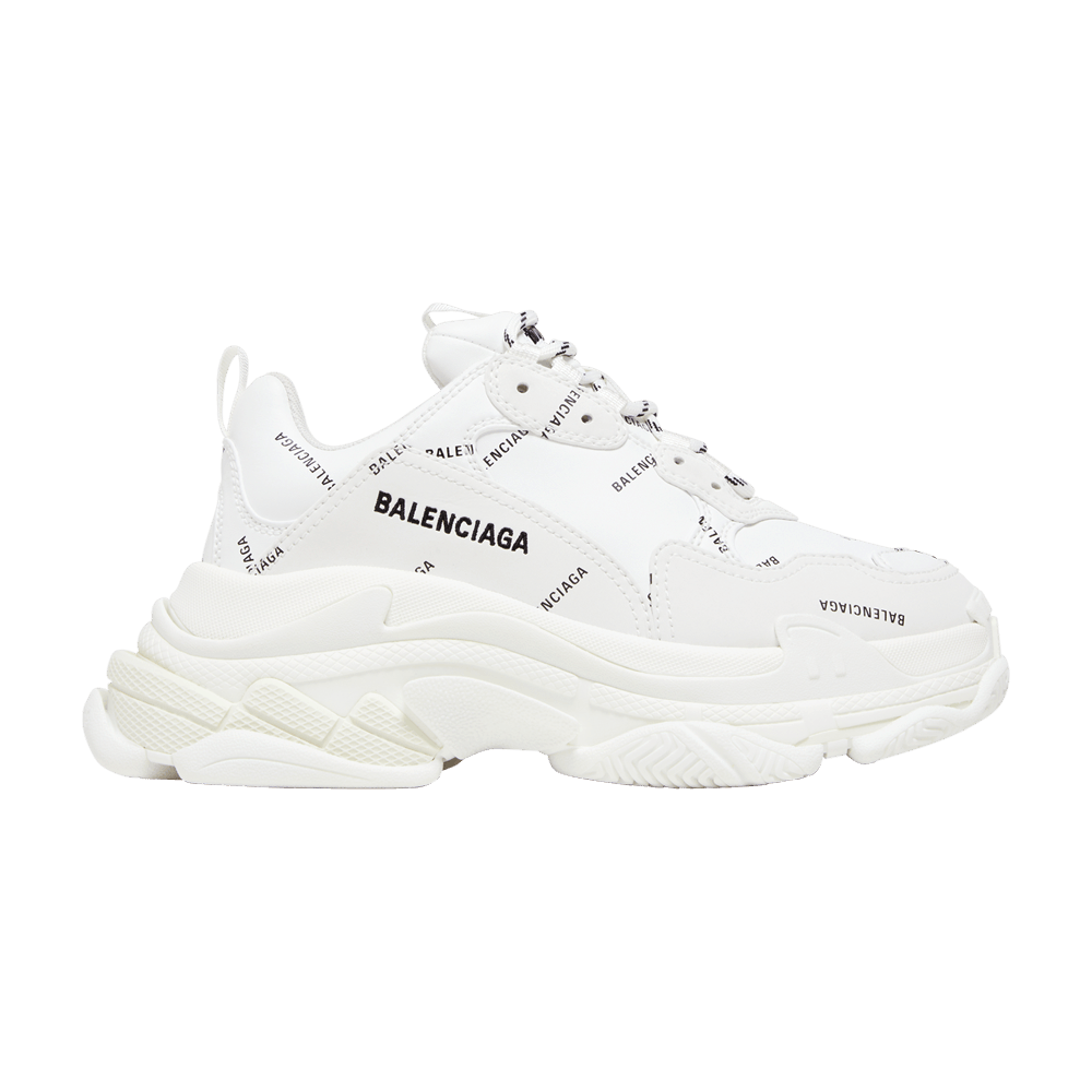 Кроссовки Balenciaga Wmns Triple S Sneaker 'All Over Logo - White'