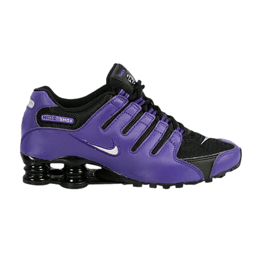 Krossovki-Nike-Wmns-Shox-NZ-Black-Varsity-Purple