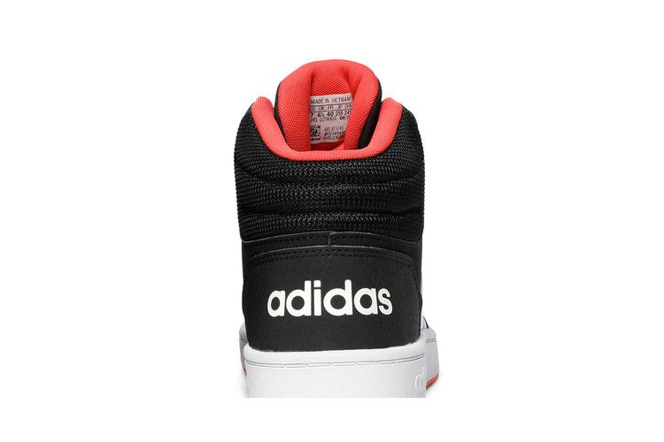 Кроссовки Adidas Hoops 2.0 Mid J 'Black Hi-Res Red'