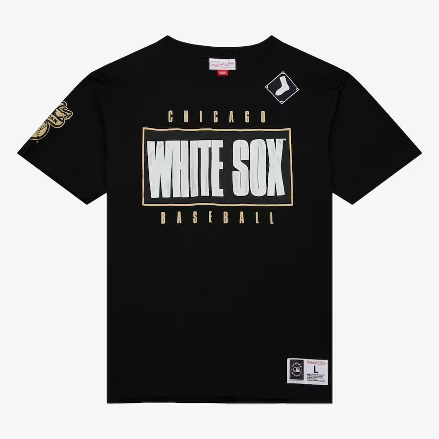 Футболка Mitchell & Ness Black Chicago White Sox Team OG 2.0 Premium T-Shirt