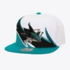 Mitchell-Ness-White-San-Jose-Sharks-Waverunner-Snapback-Hat-100x100