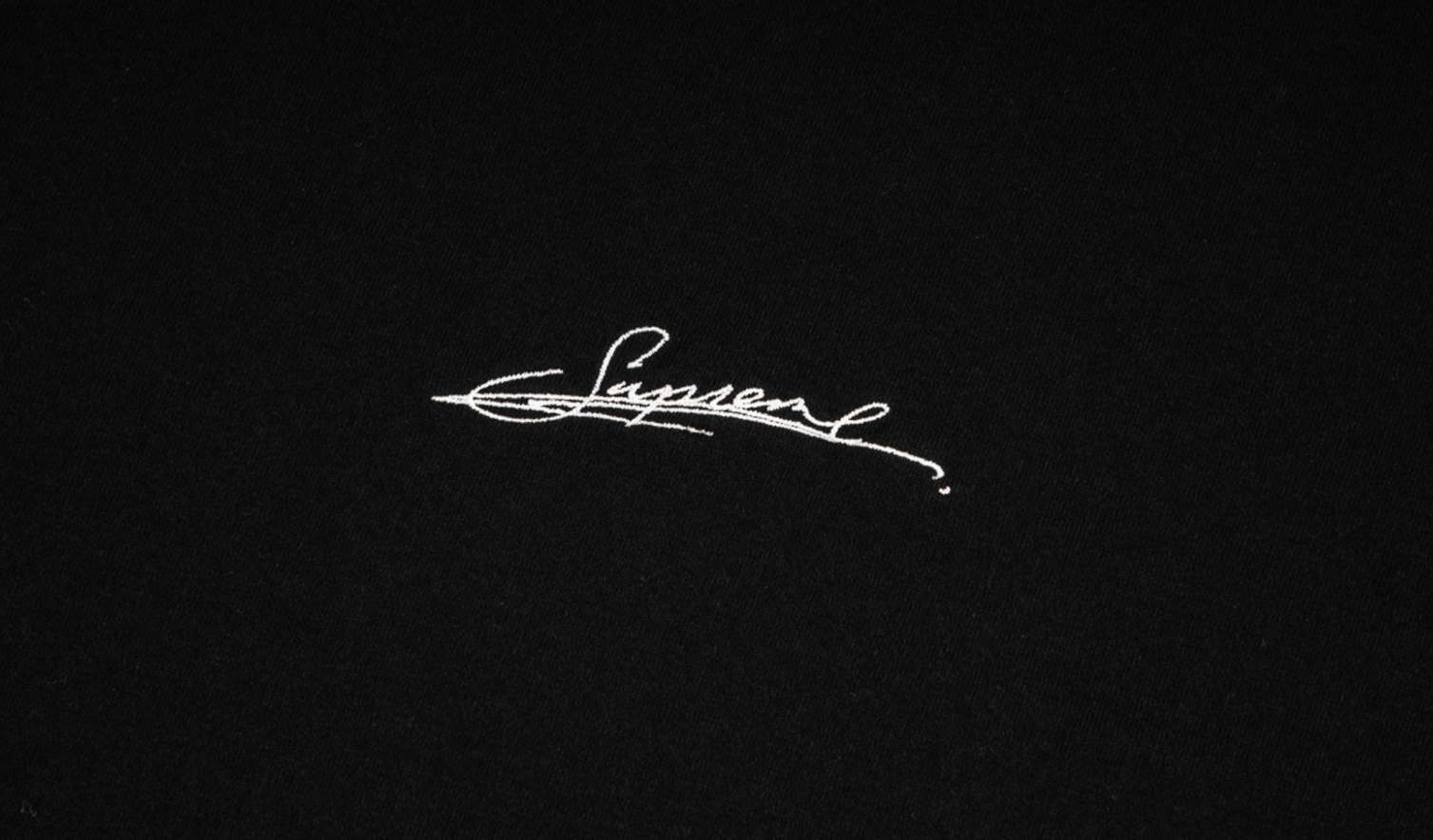 Футболка Supreme Signature Short-Sleeve Top Black