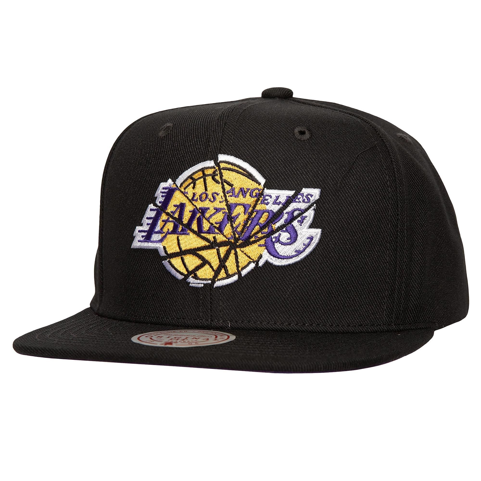 Бейсболка Mitchell & Ness Shattered Snapback Los Angeles Lakers Hat