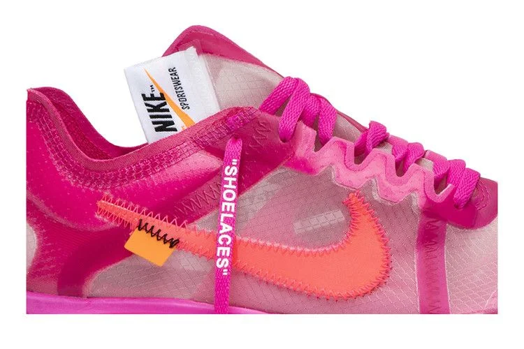 Кроссовки Off-White x Nike Zoom Fly SP 'Tulip Pink'