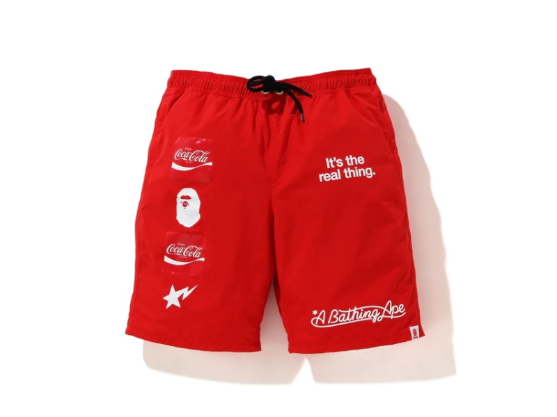 Спортивные шорты BAPE x Coca Cola Shorts Red