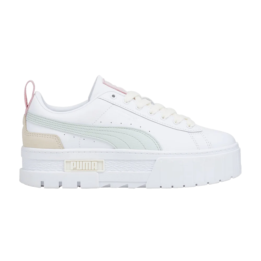 Krossovki-Puma-Wmns-Mayze-Luxe-White-Mint