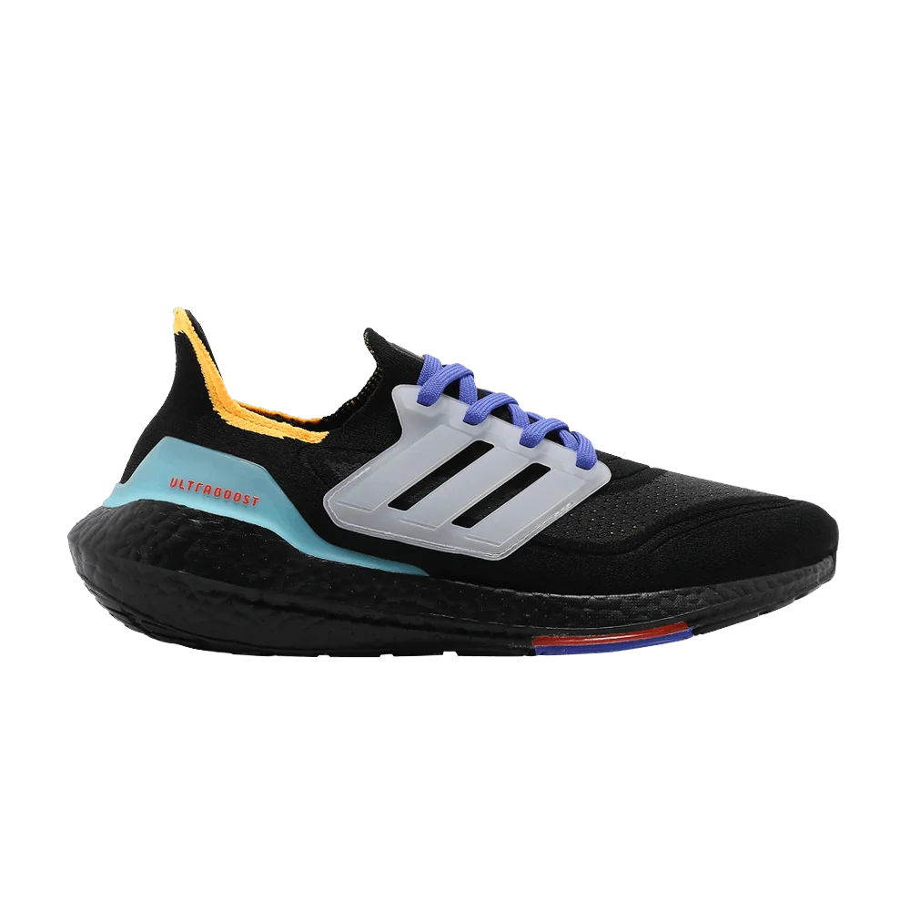 Кроссовки adidas UltraBoost 21 'Black Pulse Aqua'