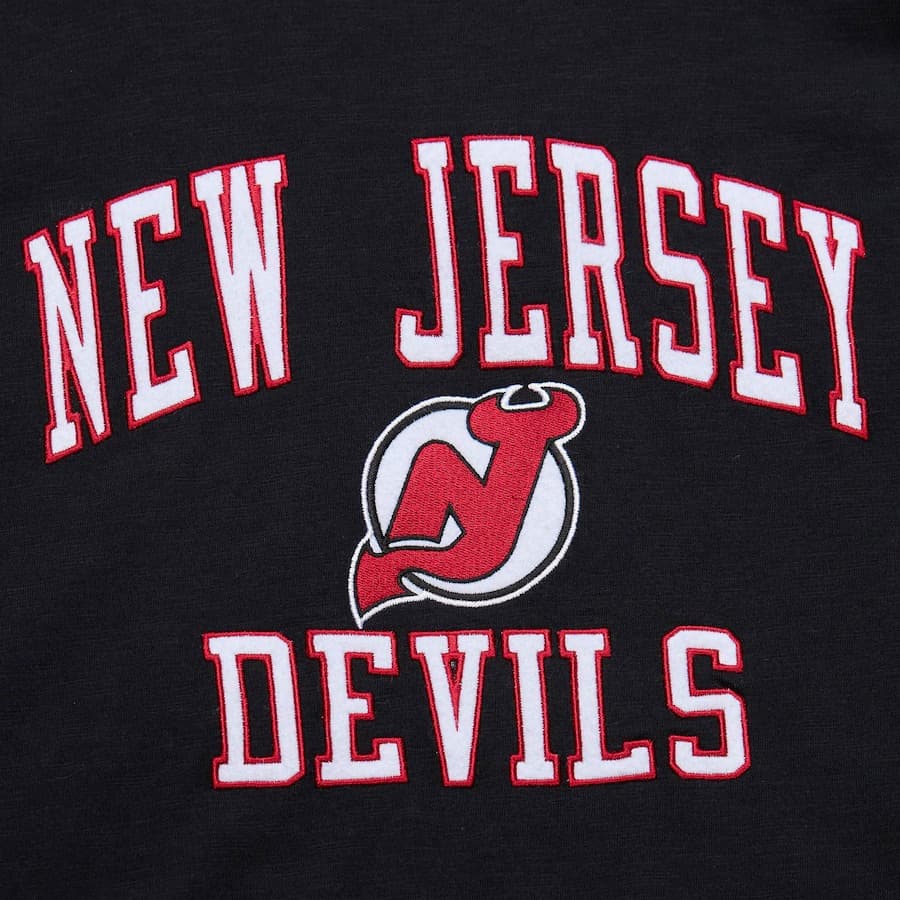 Футболка Mitchell & Ness Black New Jersey Devils Legendary Slub T-Shirt