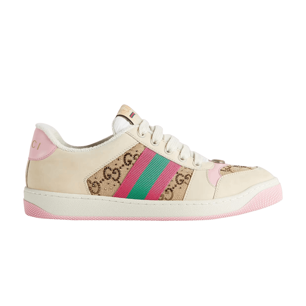 Кроссовки Gucci Wmns GG Screener 'GG Canvas - Beige Pink'