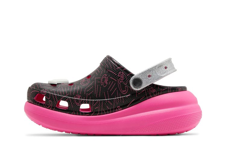 Кроссовки Crocs Barbie x Crush Clog 'Black Pink'