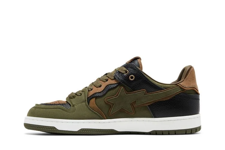 Кроссовки BAPE Sk8 Sta #6 'Olive Drab'