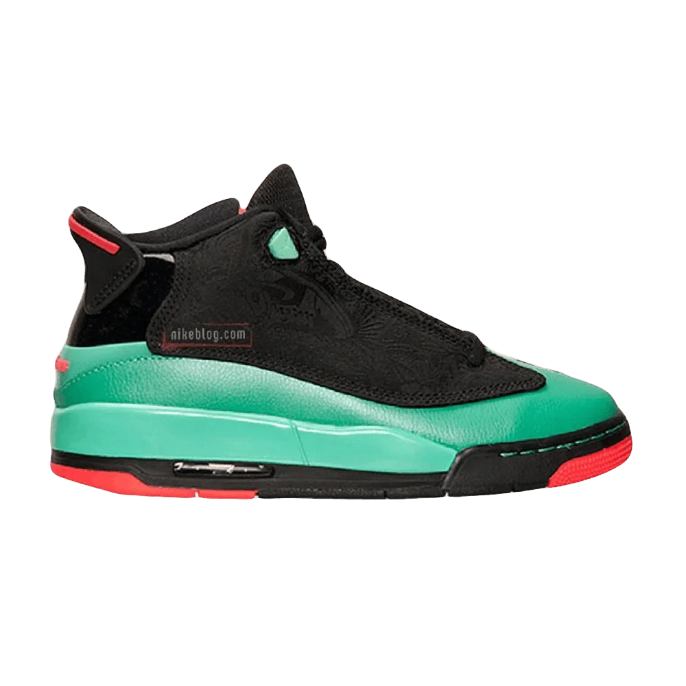 Krossovki-Air-Jordan-Dub-Zero-GG-Black-Infrared-Verde
