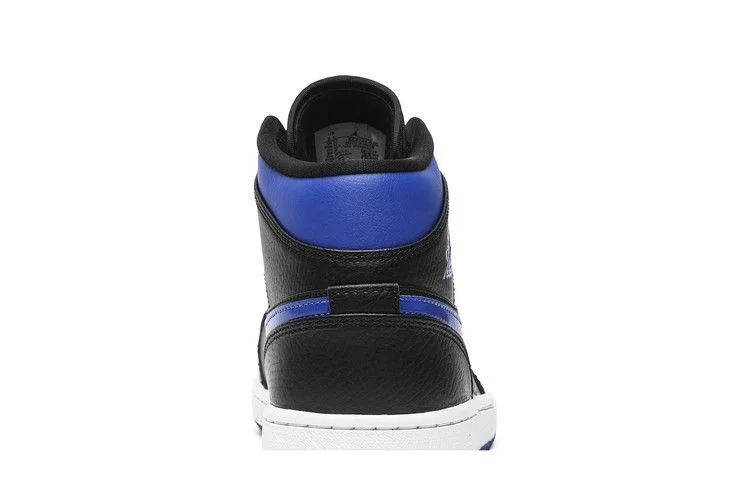 Кроссовки Air Jordan 1 Mid 'Black Hyper Royal'
