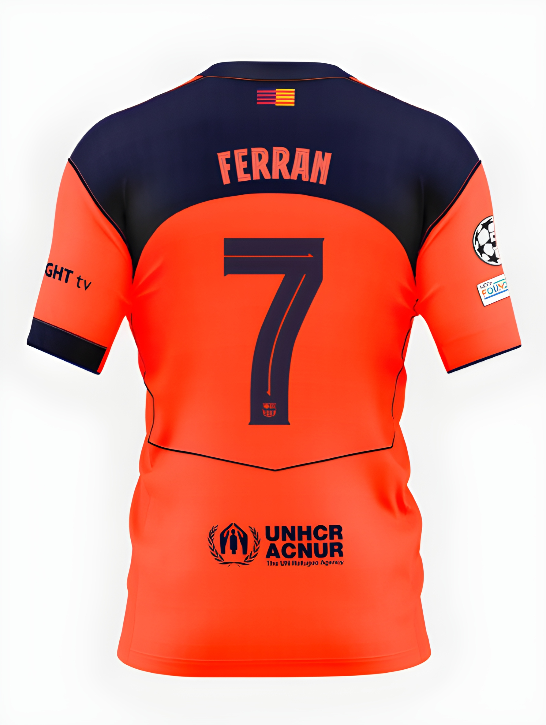 Женское футбольное джерси FC Barcelona T90 25/26 UCL third jersey FERRAN