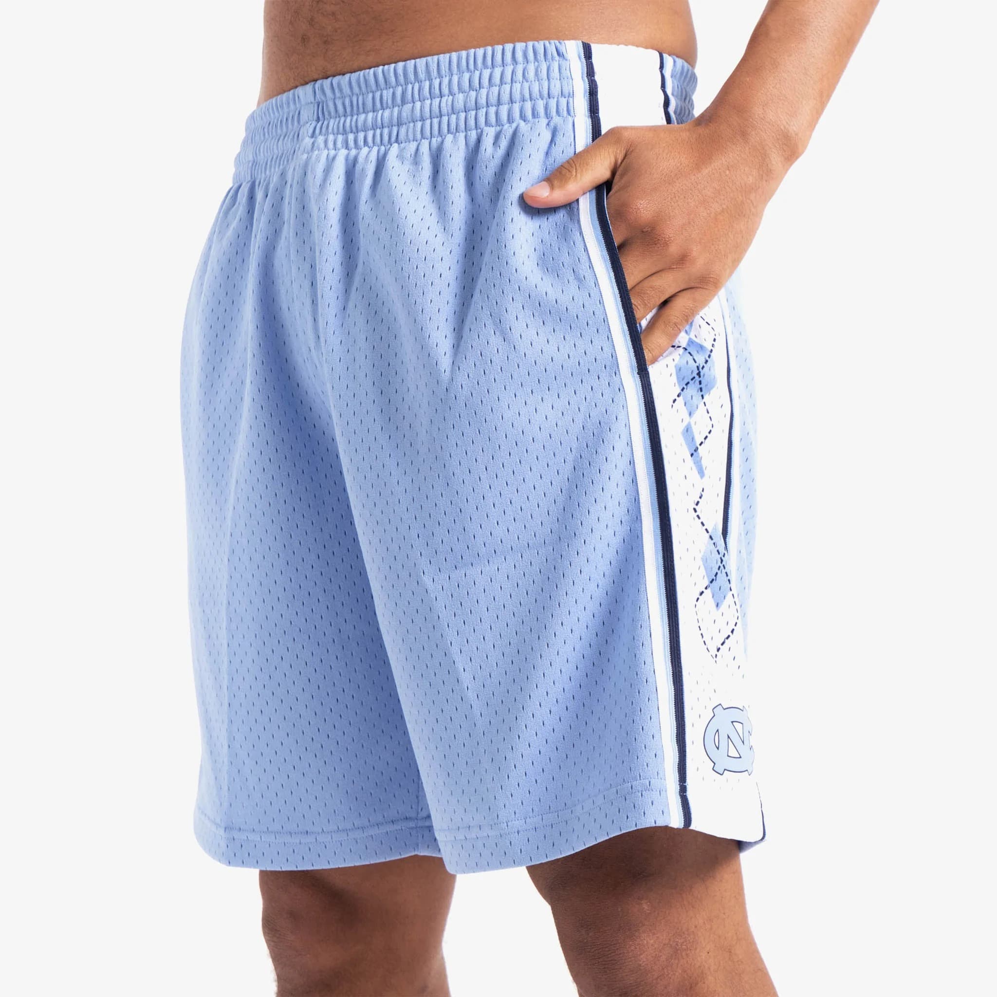 Спортивные шорты Mitchell & Ness North Carolina Tar Heels 2008-09 Hardwood Classics Throwback Swingman NCAA Shorts