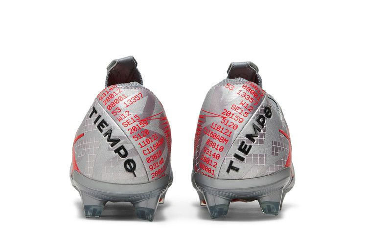 Кроссовки Nike Tiempo Legend 8 Elite FG 'Metallic Grey Crimson'