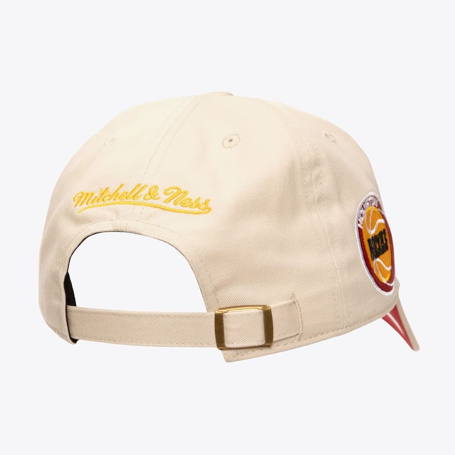 Mitchell-Ness-Cream-Houston-Rockets-Hardwood-Classics-Sswagger-Adjustable-Hat-1