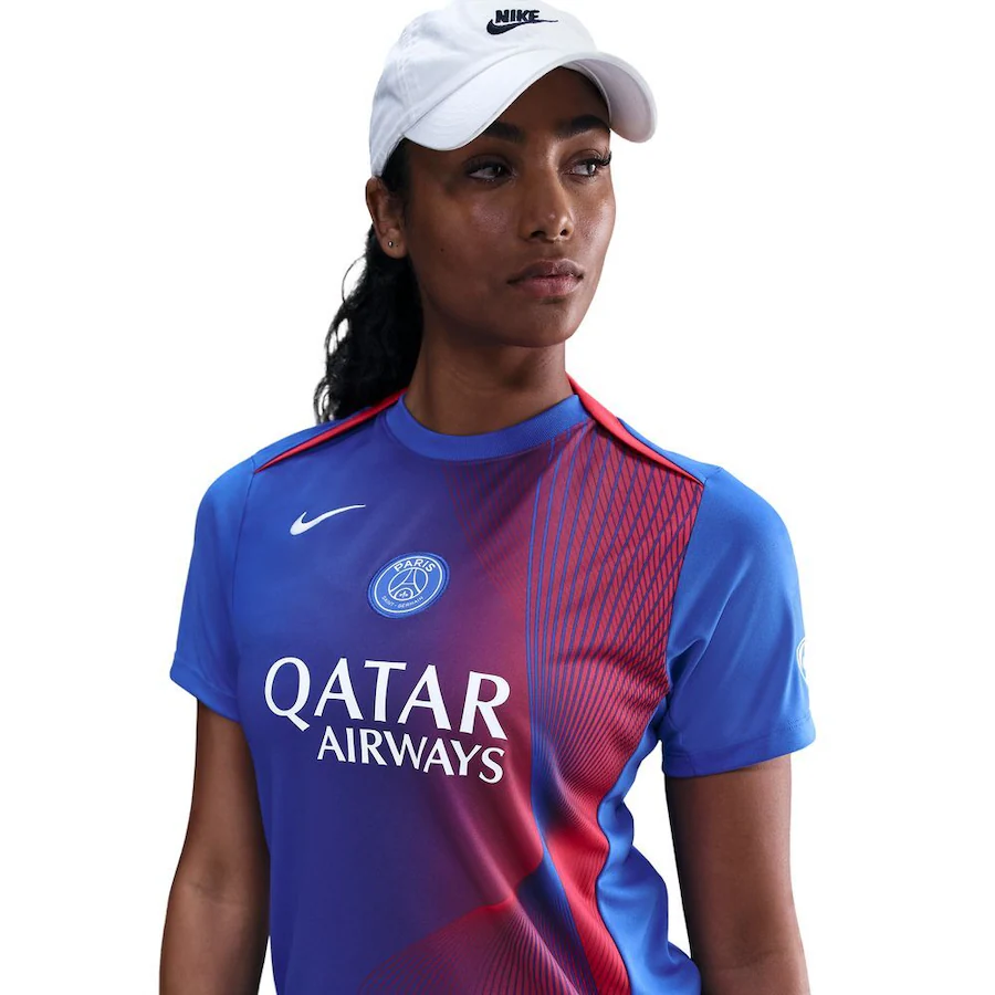 Женское футбольное джерси PSG Nike Third Pre Match Top - Royal Blue