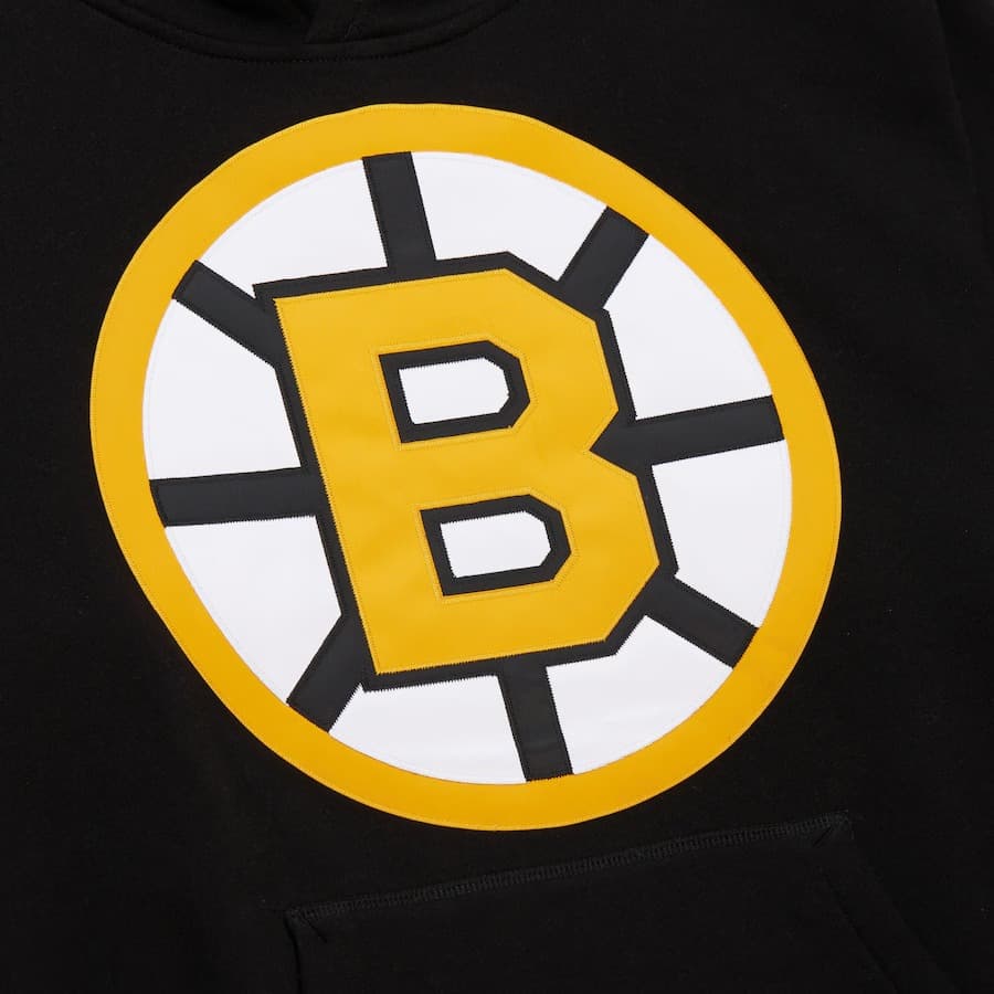 Худи Mitchell & Ness Bobby Orr Black Boston Bruins 1971 Name & Number Fleece Pullover Hoodie