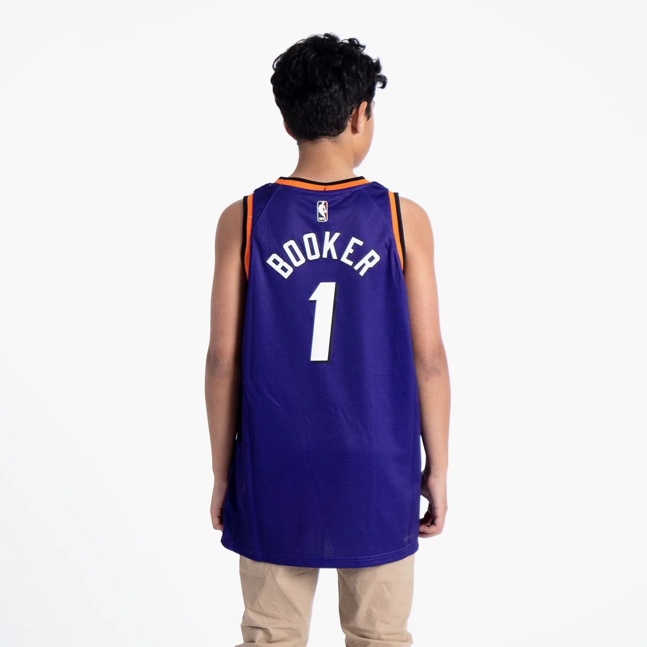 2022-23-Phoenix-Suns-Devin-Booker-1-Youth-Swingman-Classic-Edition-Purple-Jersey-4