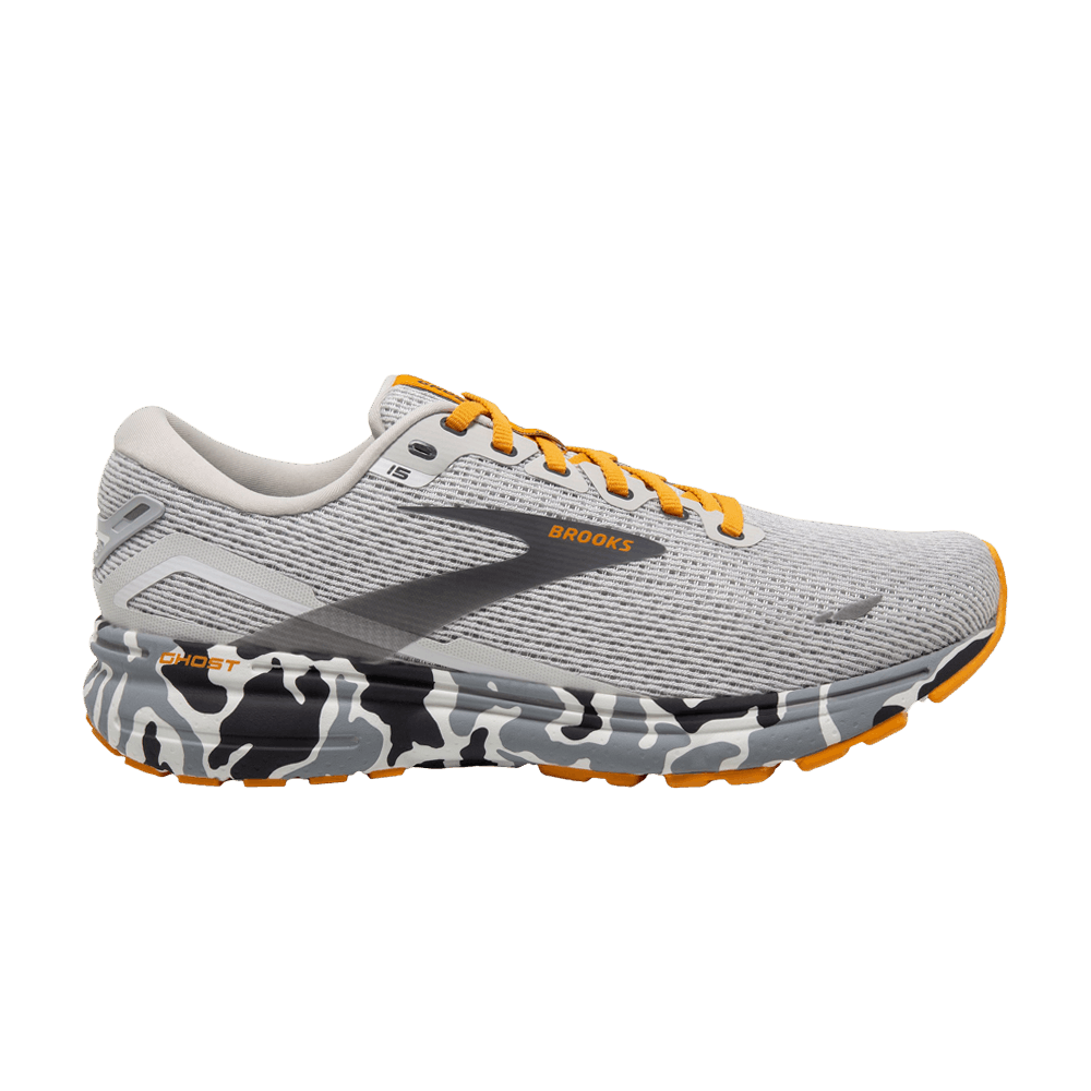 Кроссовки Brooks Ghost 15 'Blanc Sunflower Camo'