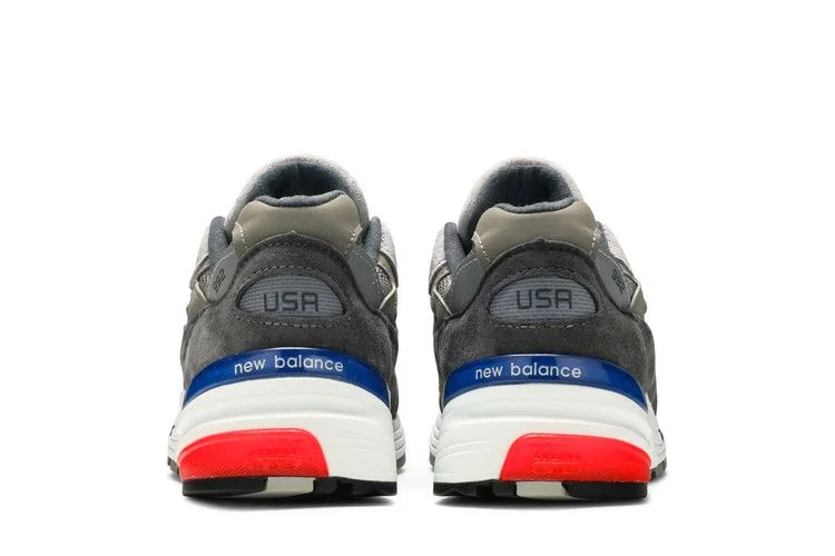 Кроссовки New Balance 992 Made in USA 'Grey Blue Red'