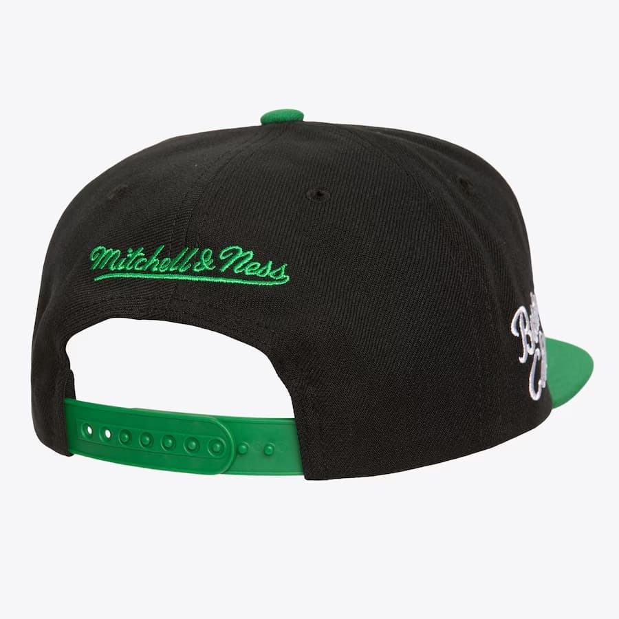 Mitchell-Ness-Black-Boston-Celtics-Uprise-Snapback-Hat-1