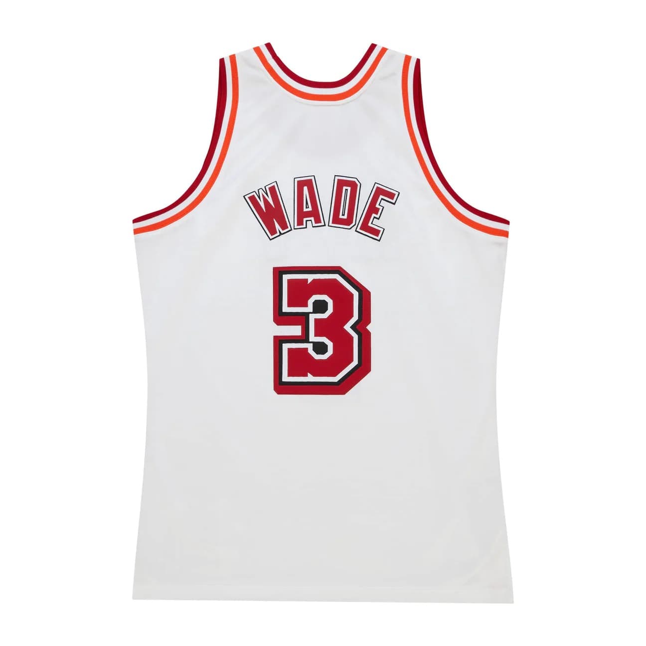 Баскетбольная джерси 2007-08 Miami Heat Dwyane Wade #3 Authentic Hardwood Classic White Jersey