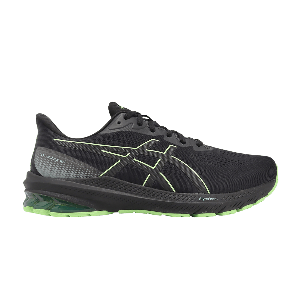 Кроссовки ASICS GT 1000 12 GORE-TEX 'Black Illuminate Green'
