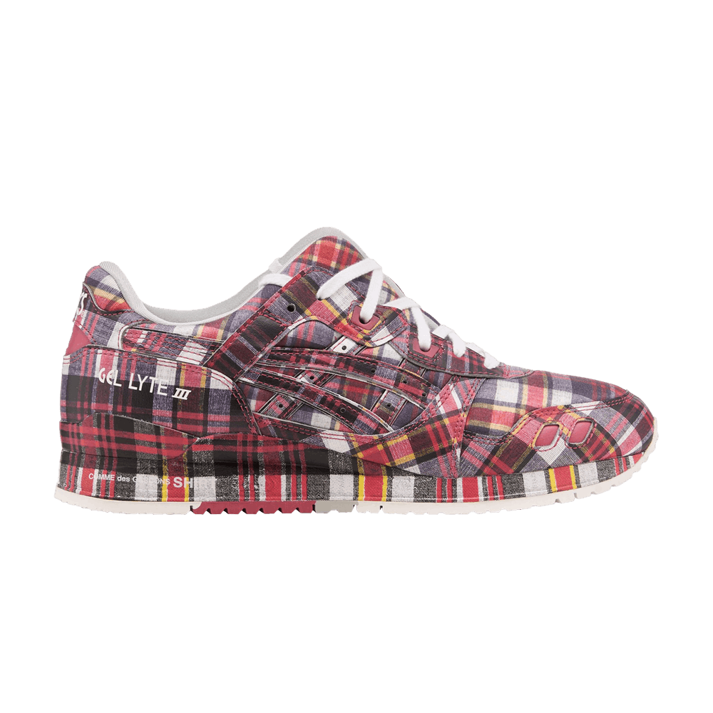 Кроссовки ASICS Comme des Garçons SHIRT x Gel Lyte 3 '07 Remastered 'Red Plaid'