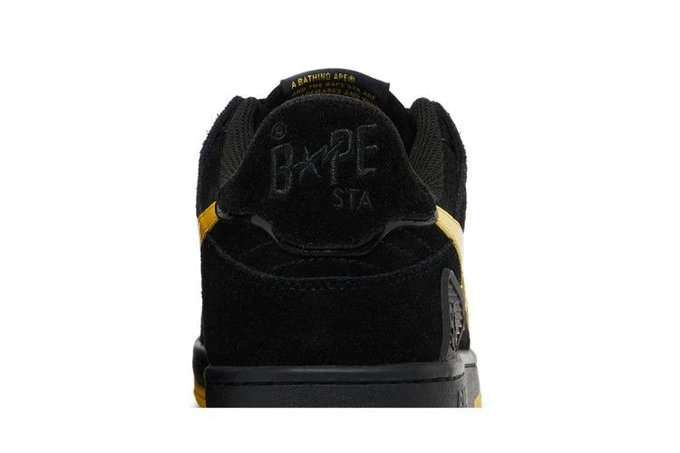 Кроссовки BAPE Sk8 Sta 'Black Electric Yellow'