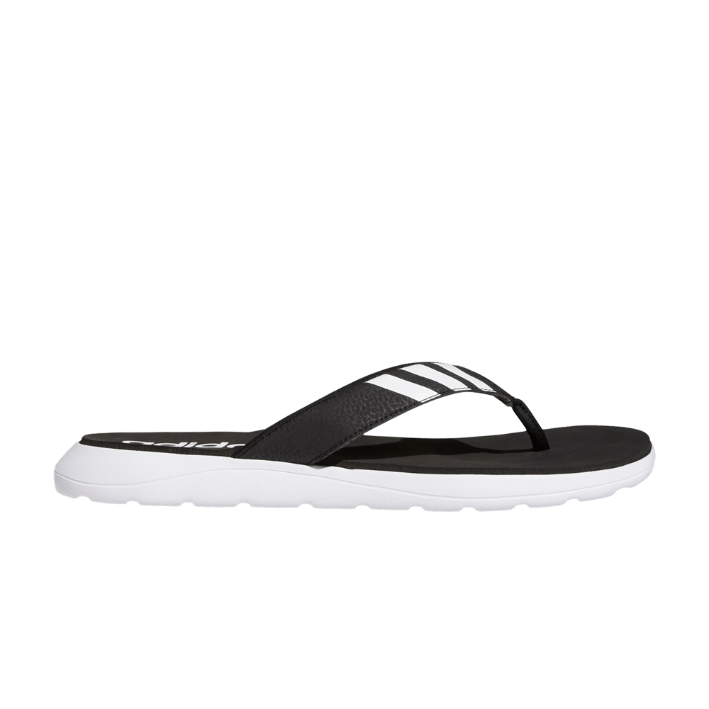 Adidas Comfort Sandal 'Black White'