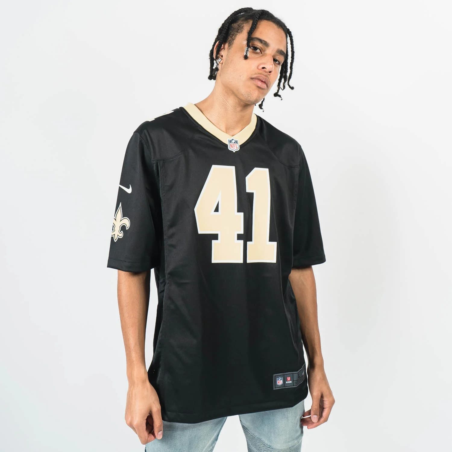 Футболка Nike Alvin Kamara New Orleans Saints Home NFL Game Jersey