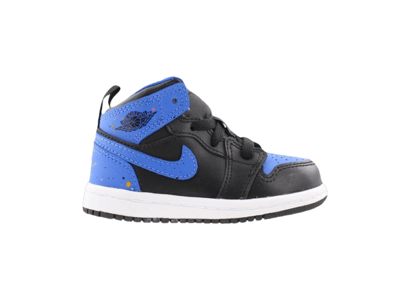 Кроссовки Air Jordan 1 Mid BT 'Royal Splatter'