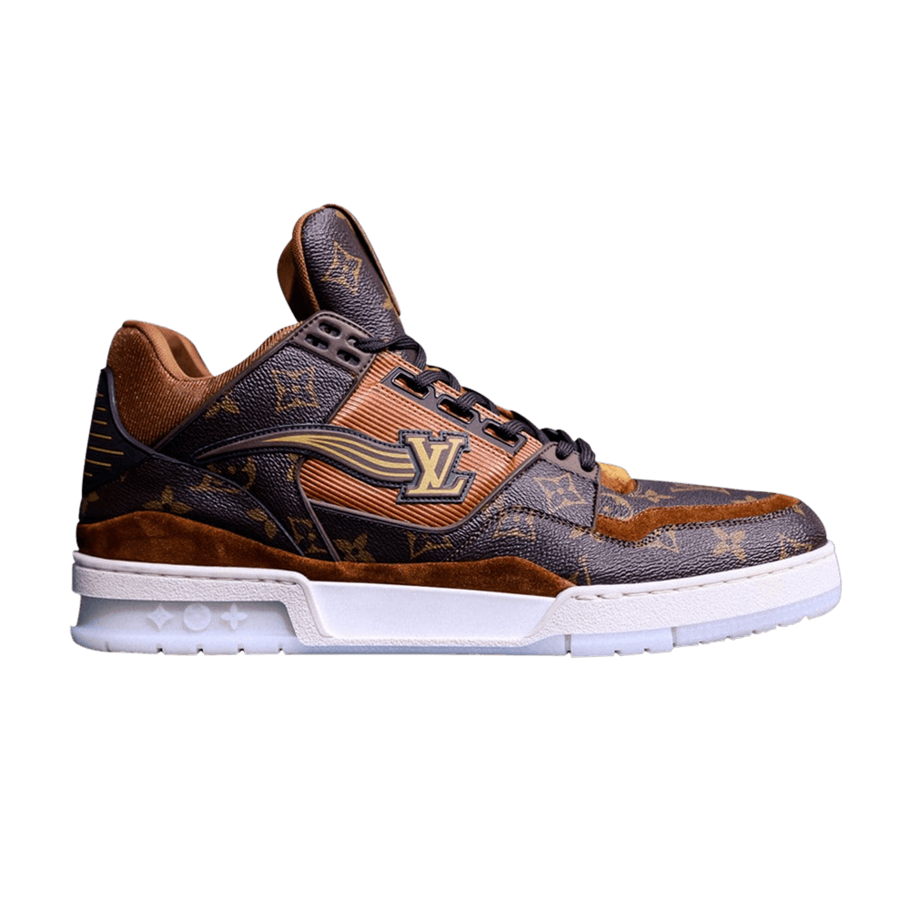 Кроссовки Louis Vuitton Trainer Low 'Monogram - Ebene'