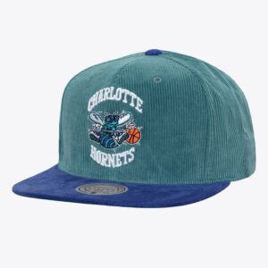 Mitchell-Ness-Teal-Blue-Charlotte-Hornets-Hardwood-Classics-Sueduroy-Snapback-Hat-300x300