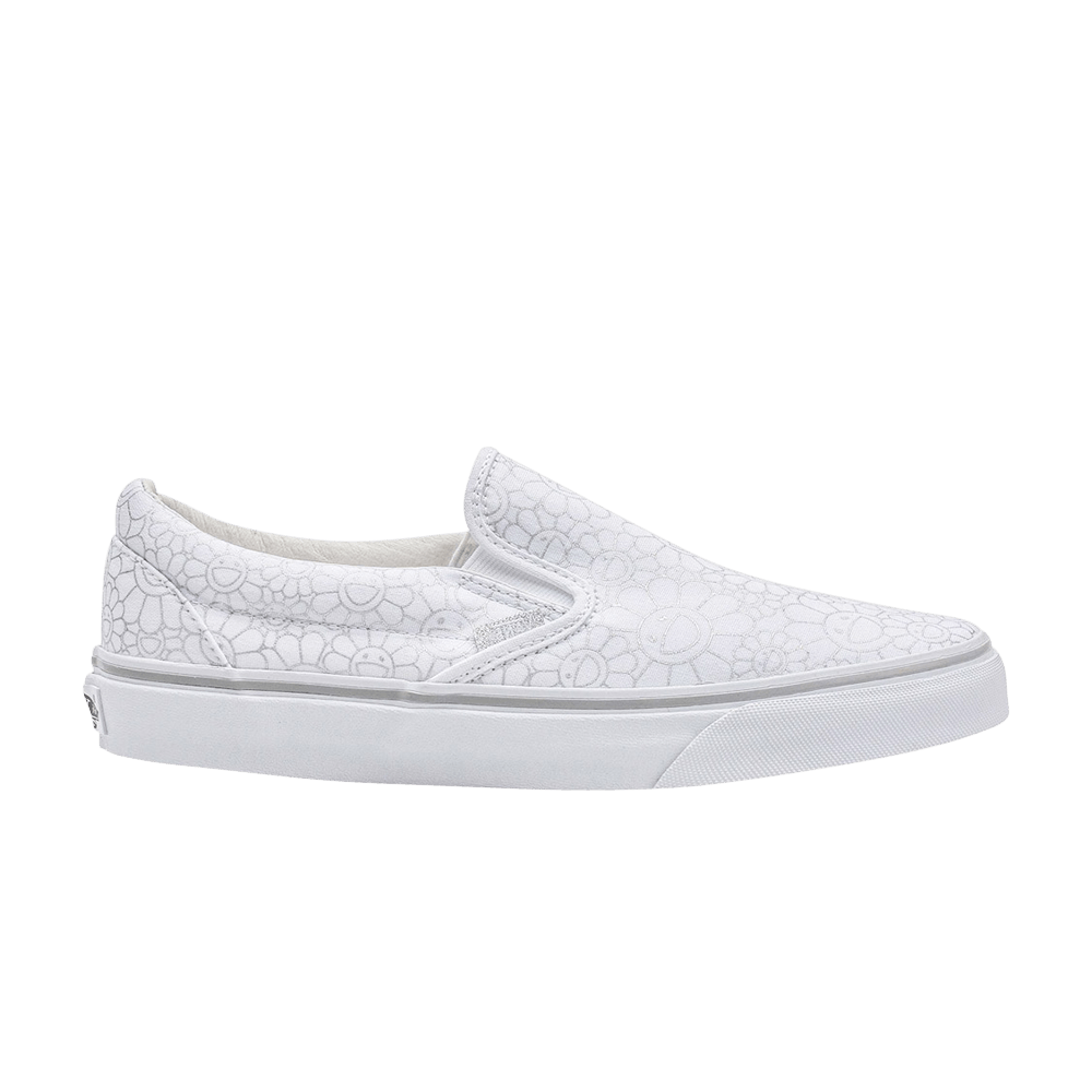 Кроссовки Vans Takashi Murakami Classic Slip-On LX 'Silver Flower'