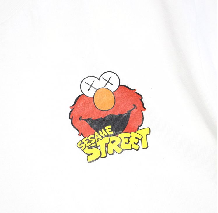 2019-KAWS-x-Sesame-Street-Elmo-Tee-White-2