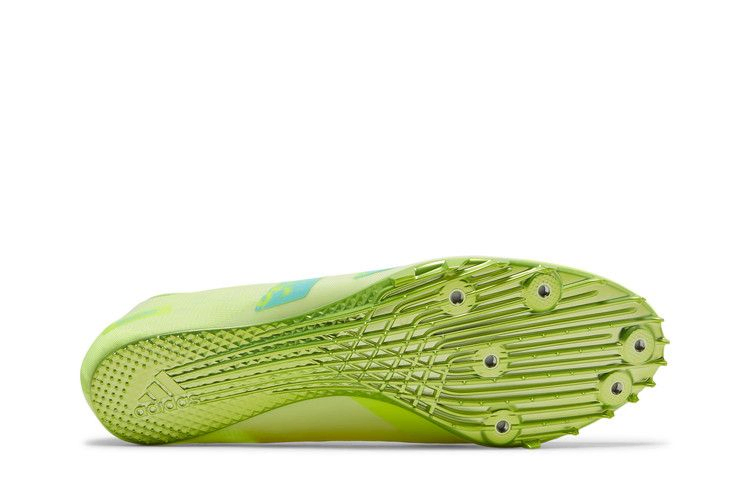 Кроссовки adidas Adizero Prime Sprint Spikes 'Solar Yellow Clear Aqua'
