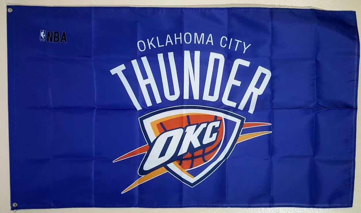 Флаг NBA Oklahoma City Thunder