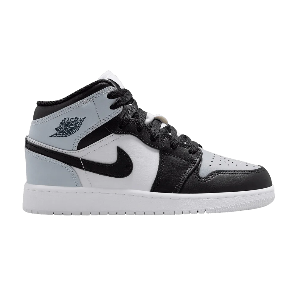 Кроссовки Air Jordan 1 Mid GS 'Black Aura Squadron Blue'