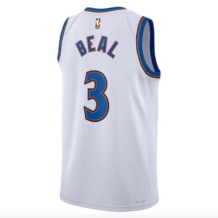Баскетбольная джерси 2022-23 Washington Wizards #3 Bradley Beal Swingman Classic White Jersey