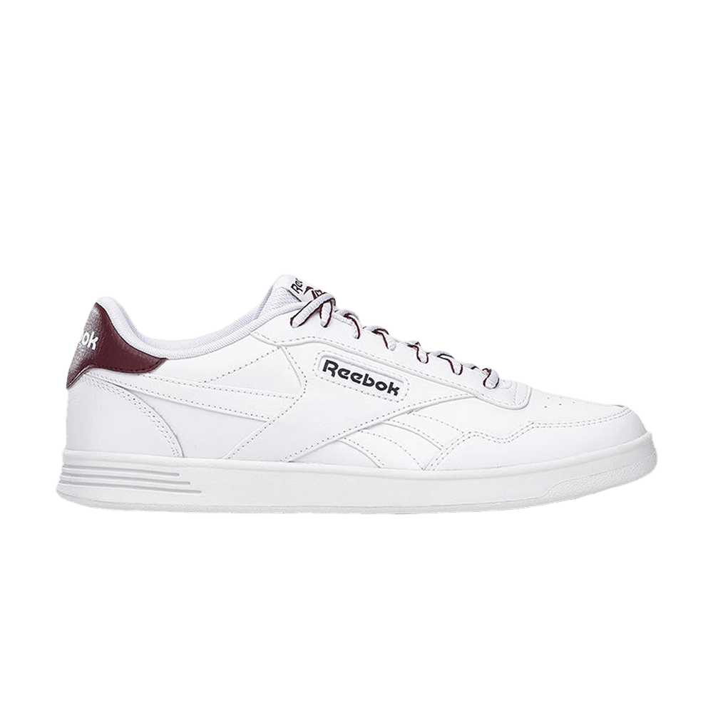 Кроссовки Reebok Court Advance 'White Classic Maroon'