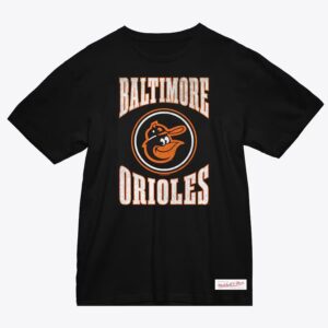 Mitchell-Ness-Black-Baltimore-Orioles-Arched-Logo-Slub-T-Shirt-300x300