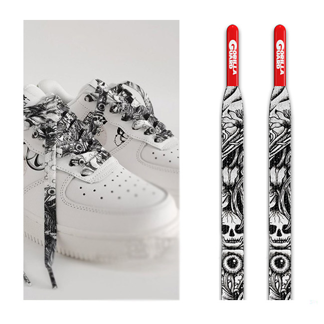 Шнурки Gorilla Guard Air Force 1 Graf White Laces