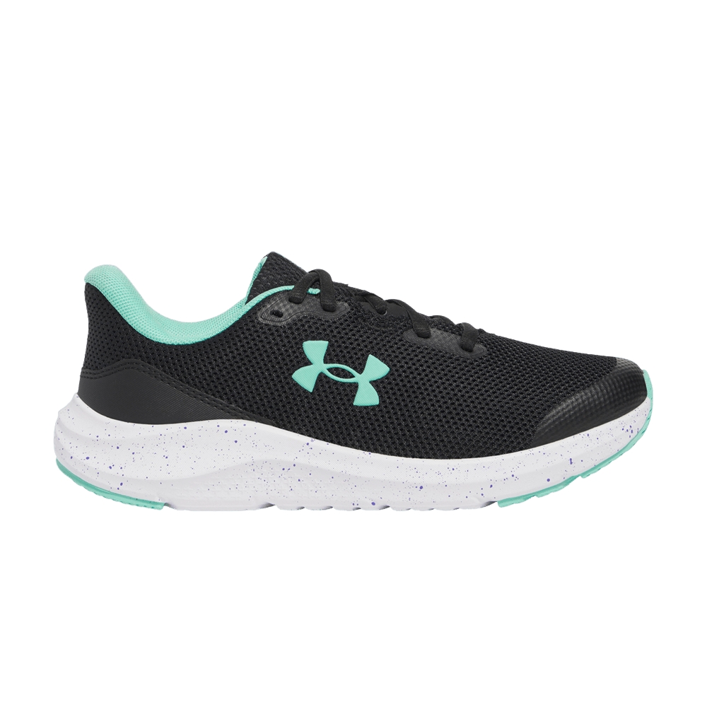 Кроссовки Under Armour Charged Pursuit 4 GS 'Black Comet Green'