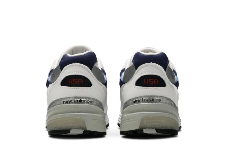 Кроссовки New Balance 992 Made in USA 'White Navy'
