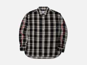 Awake-Heavyweight-Barbed-Wire-Flannel-Black-300x225